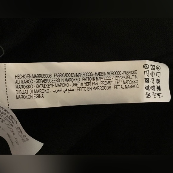 NWT. Zara Grey Blue Plaid Collared Overshirt. Size XL. - Picture 11 of 11